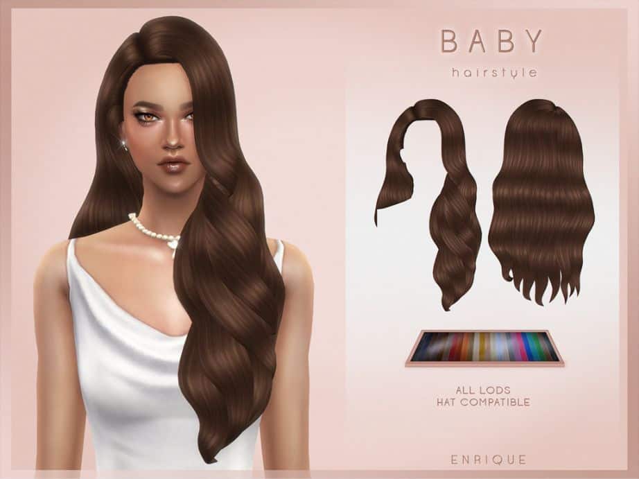 Sims 4 Wedding Hair CC