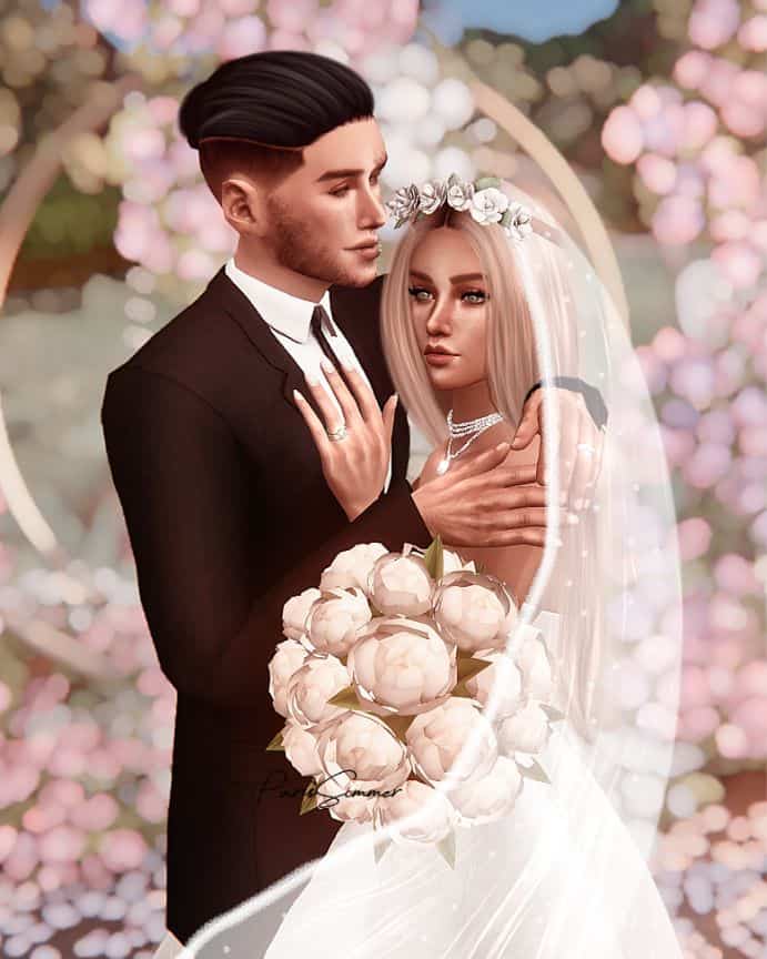 Sims 4 Wedding Portraits