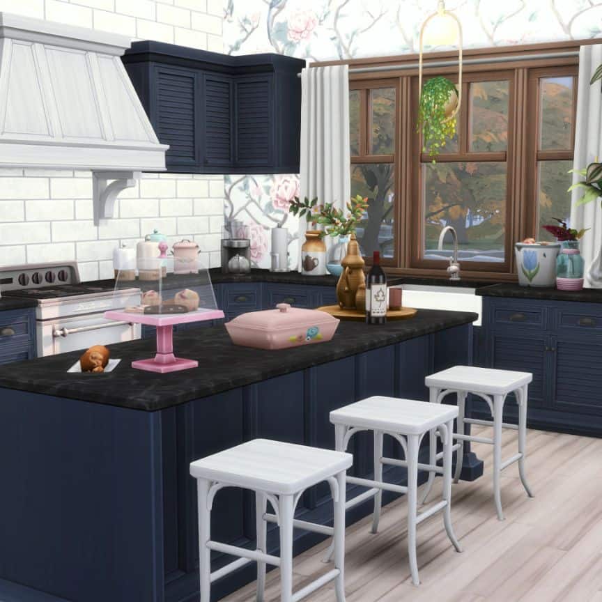 Sims 4 Whilloh Kitchen Set