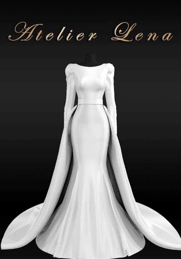 Sophia Dress and Skirt Train