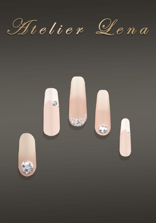 Sparkle Wedding Nails