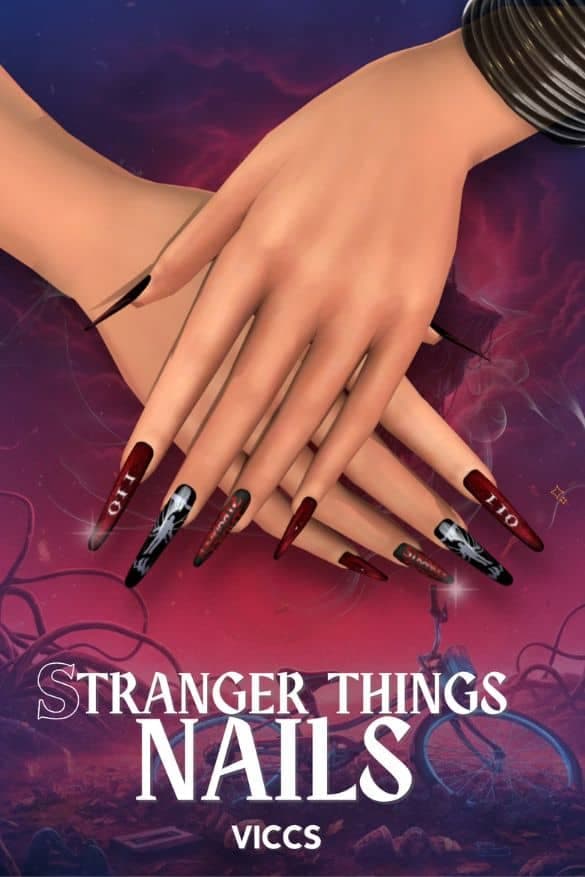 Stranger Things Nails