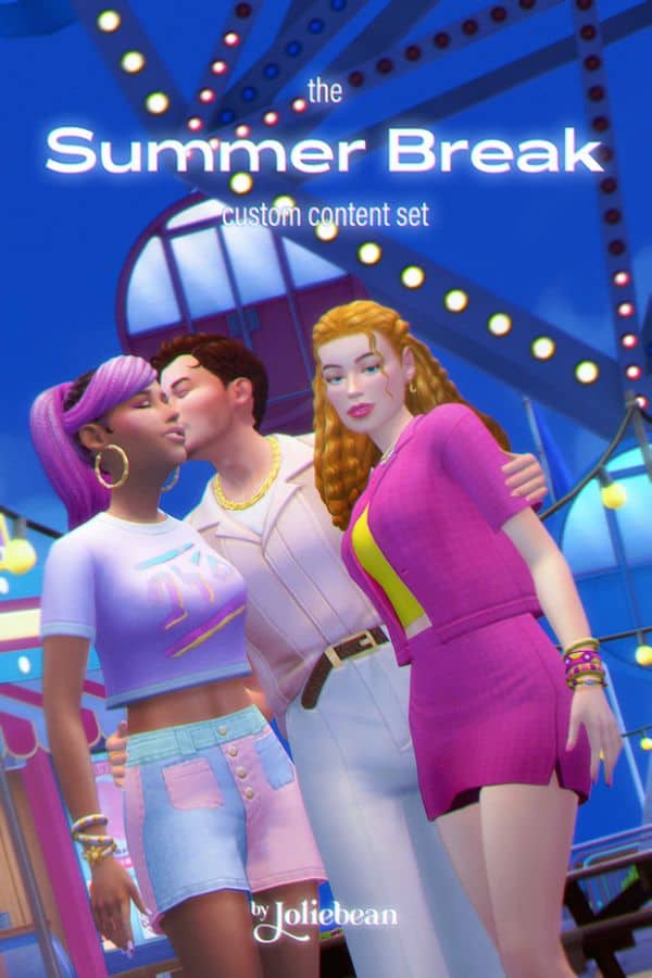 Summer Break Sims 4 CC Pack