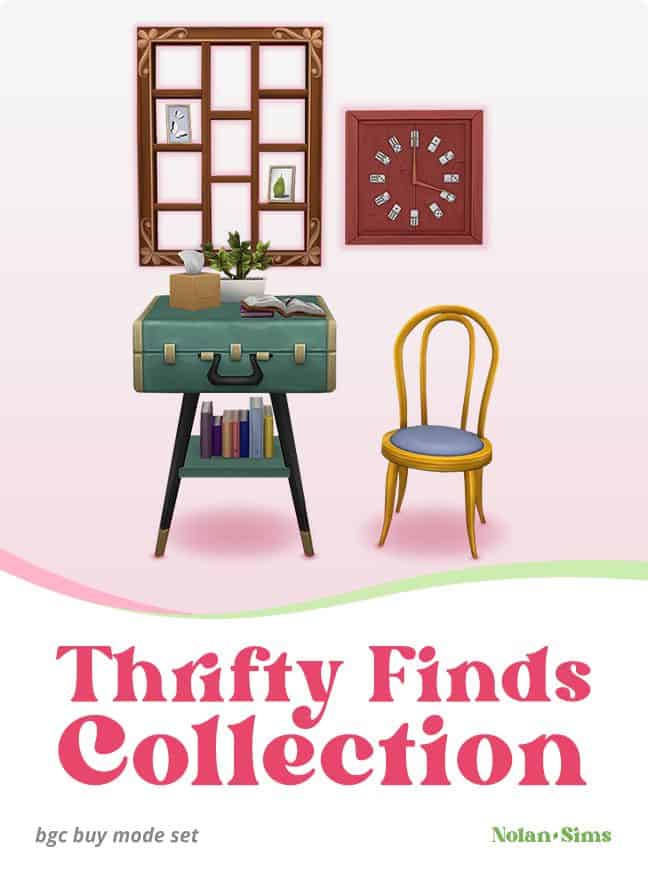 Thrifted Sims 4 CC Maxis Match Furniture
