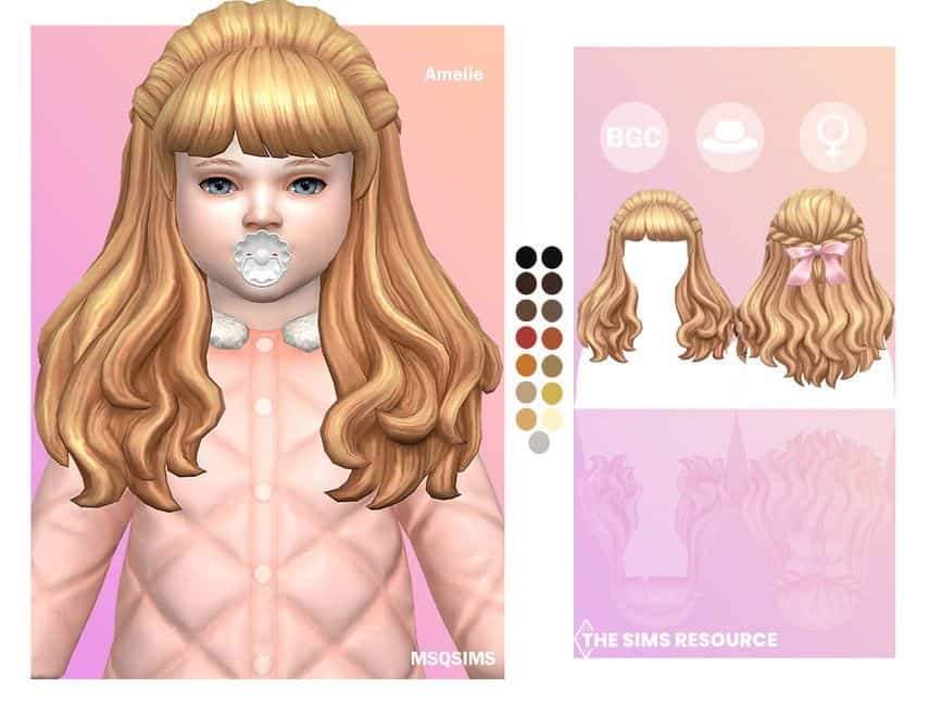 Toddler Hair CC for Girls