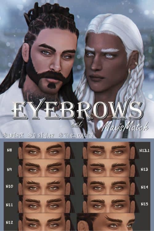 Unisex Maxis Match Eyebrows