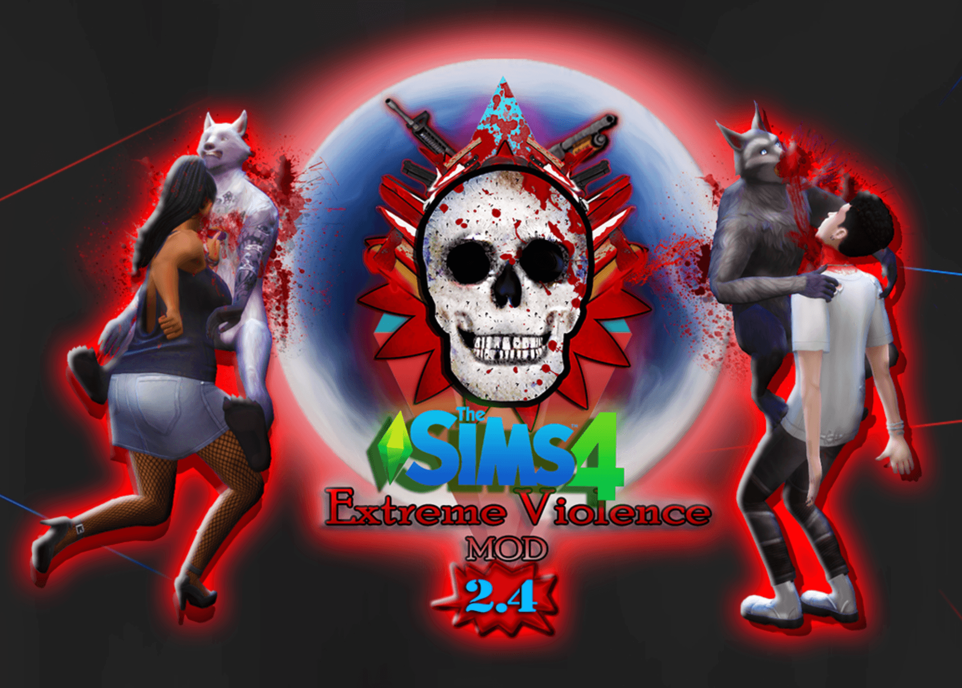 The Sims 4 Extreme Violence -MOD- V 2.4 Deadly Werewolves Release!