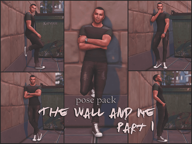 The Wall and Me Pose Pack
