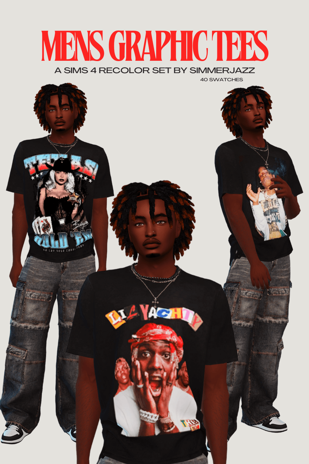 T-shirt Recolors: Masculine Edition