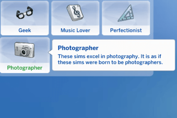 Photography Trait
