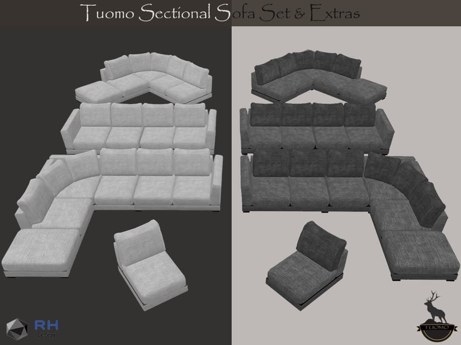 Tuomo Sectional Sofa and Extras