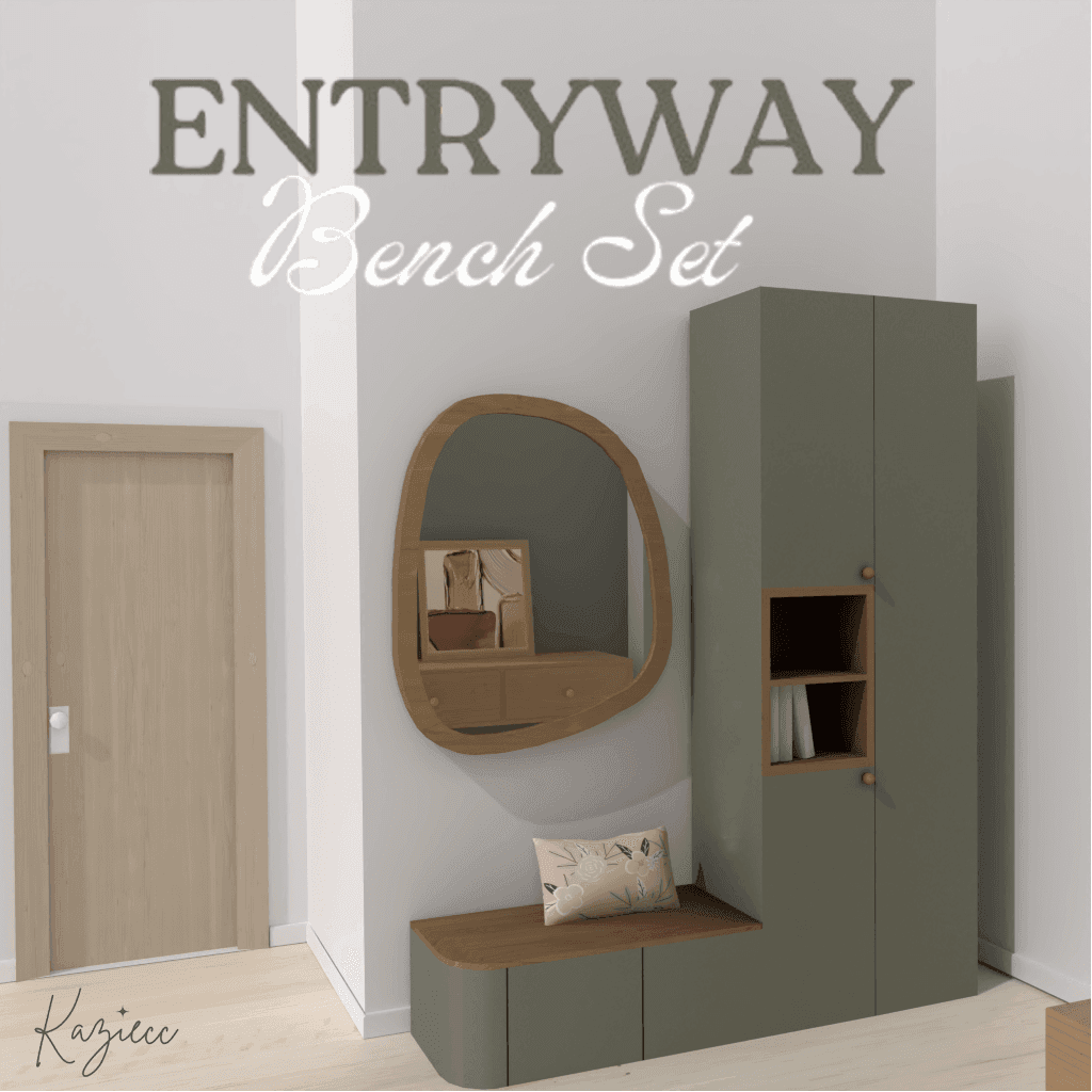 Entry Way Bench Set
