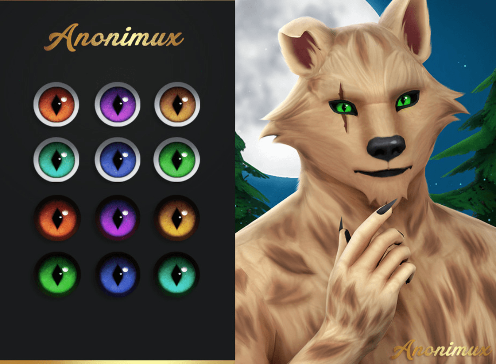Werewolf Default Eyes