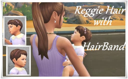 Reggie Infant Hair with Hairband