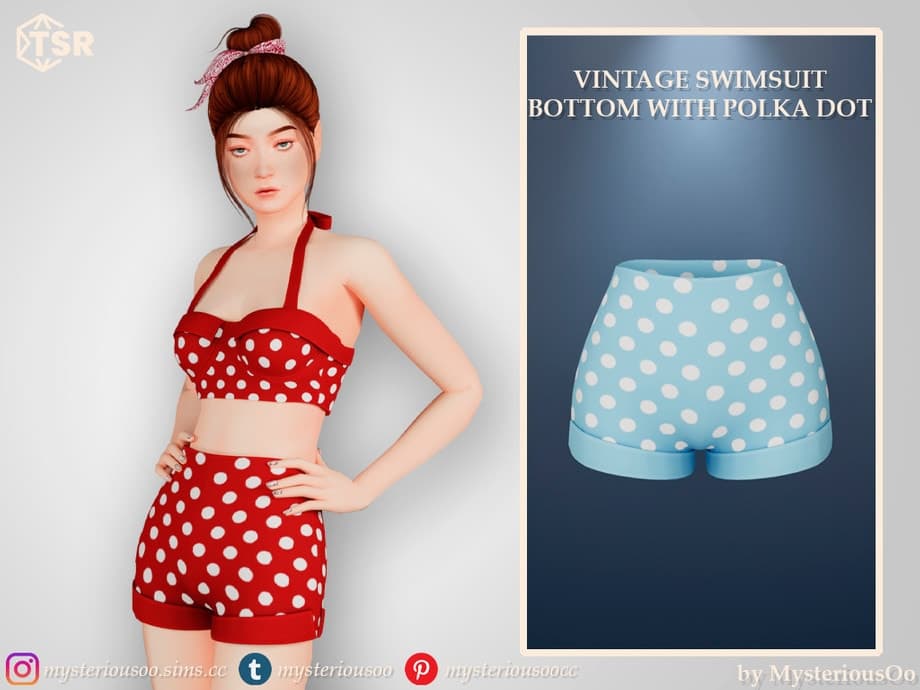 Vintage Swimsuit Bottom