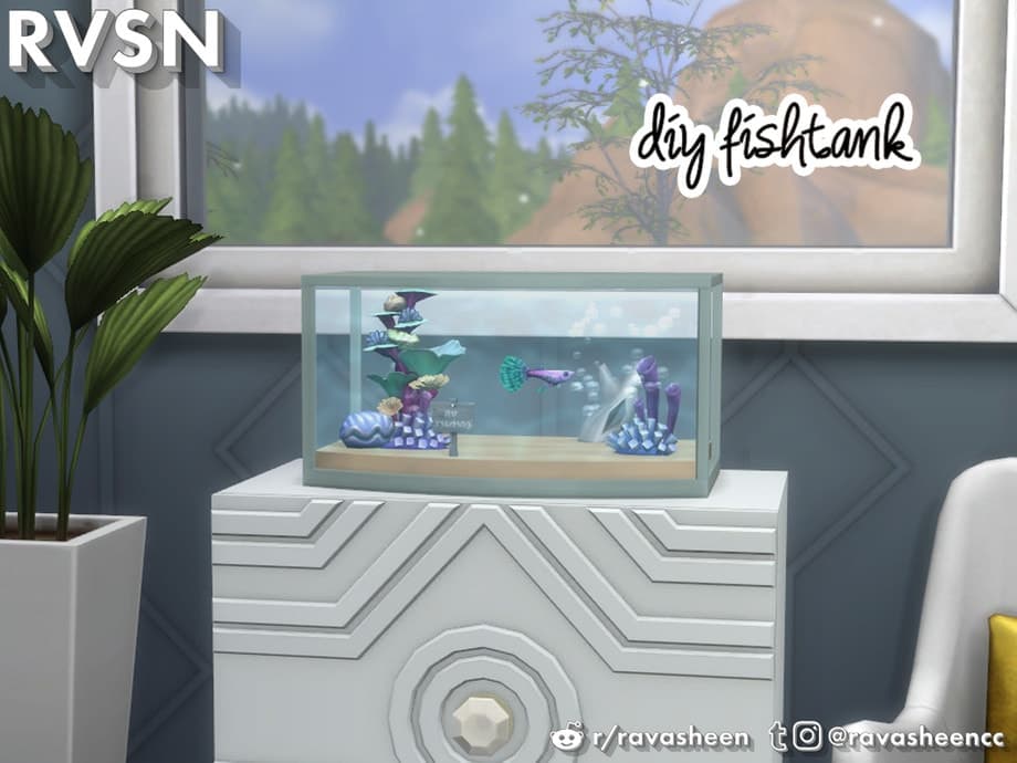 Sophisticated DIY Mini Aquarium