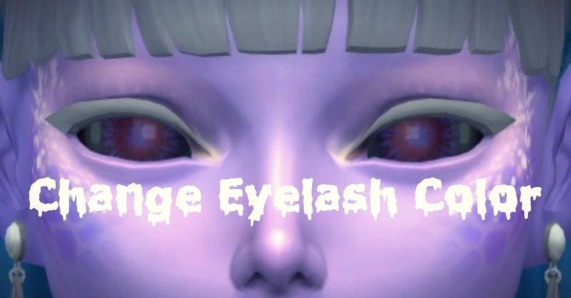 Change Eyelash Color