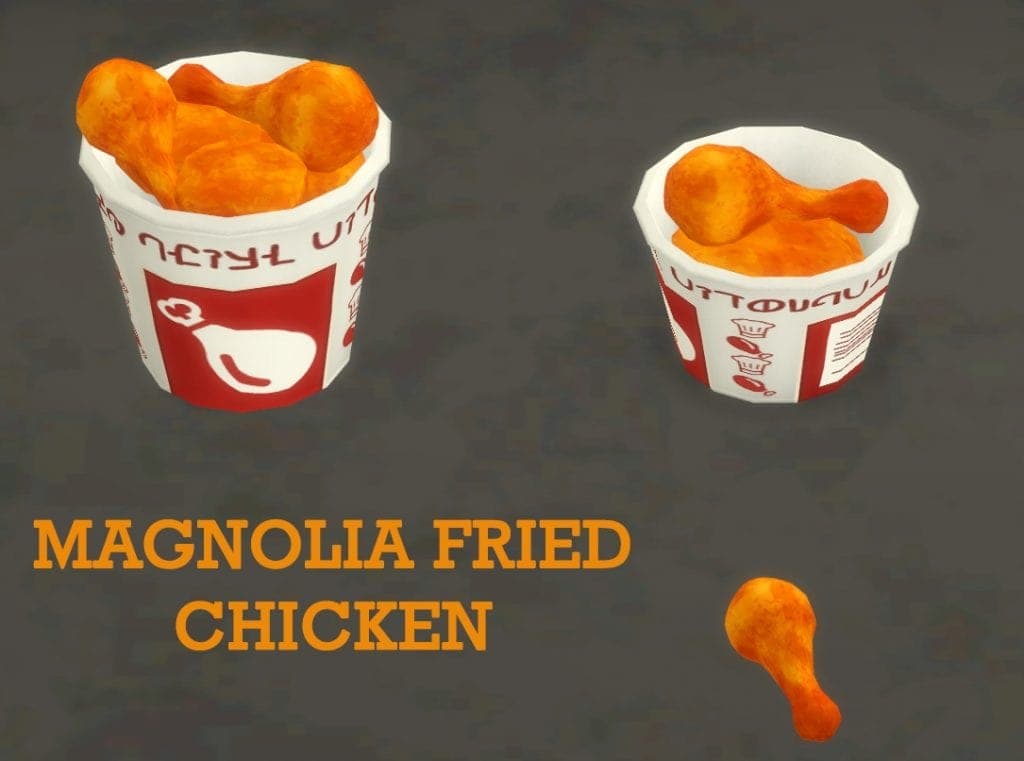Sims 4 Custom Food KFC Fried Chicken