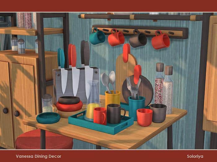 Dining Dishware Clutter