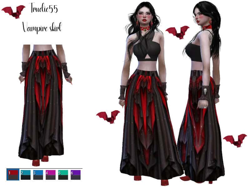Black Vampire Skirt