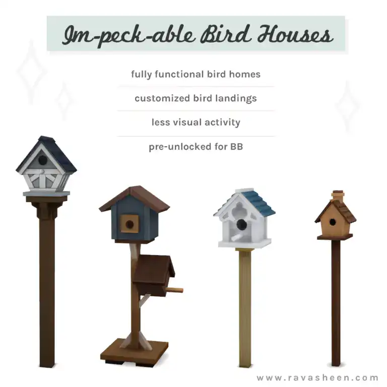 Im-Peck-Able Bird Houses