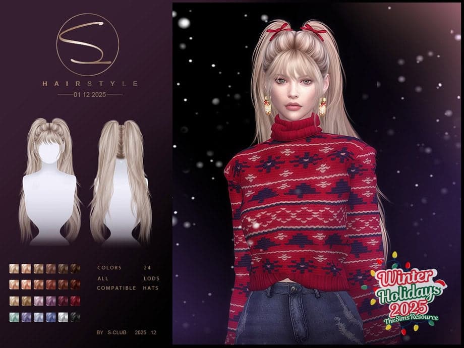 Double Ponytail Hairstyle