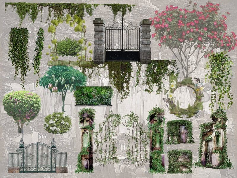 D720 Wall Decals Set