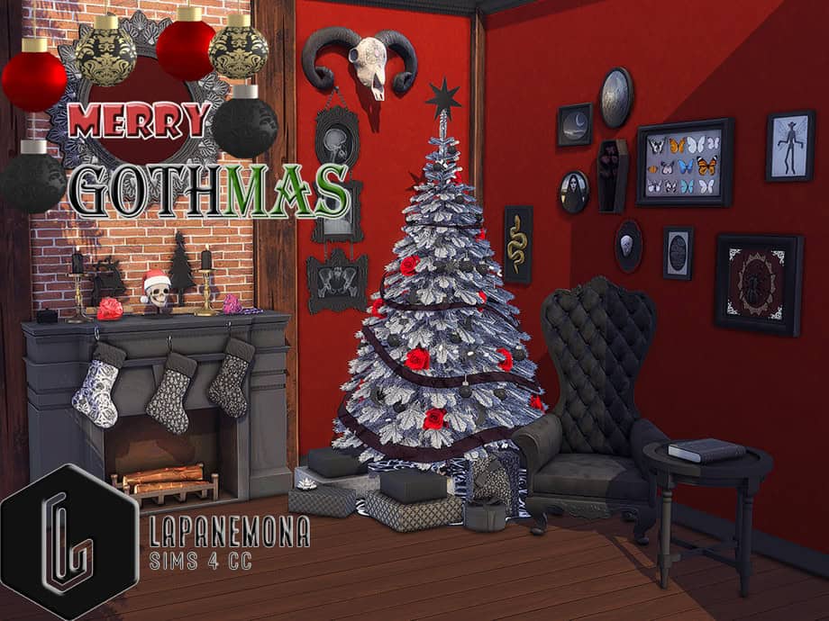 Merry Goth Christmas Set