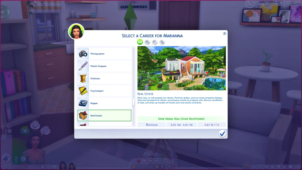 real estate career mod for sims 4