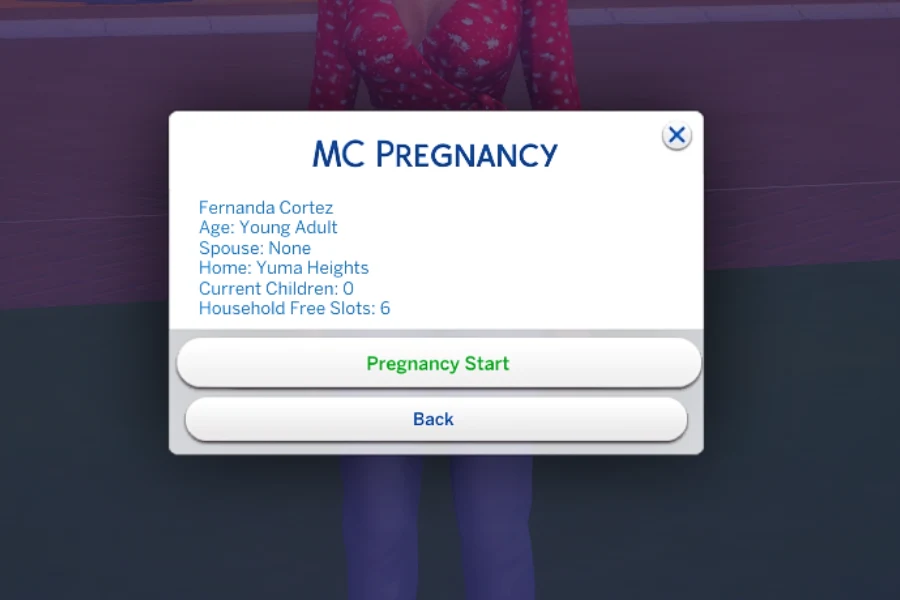 Sims 4 Pregnancy Cheats