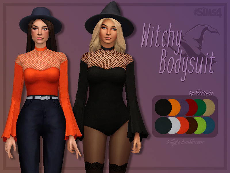 sims 4 witch cc clothes