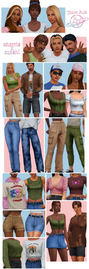 sims 4 2000s cc pack