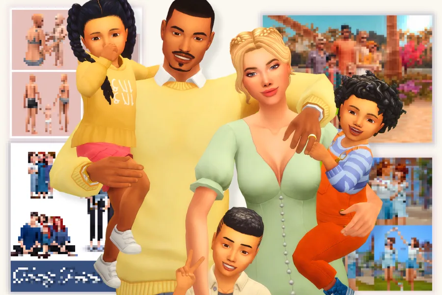 sims 4 family poses