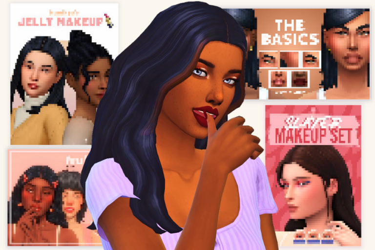31+ Actually Good Sims 4 Makeup CC (Maxis Match & Free to Download)