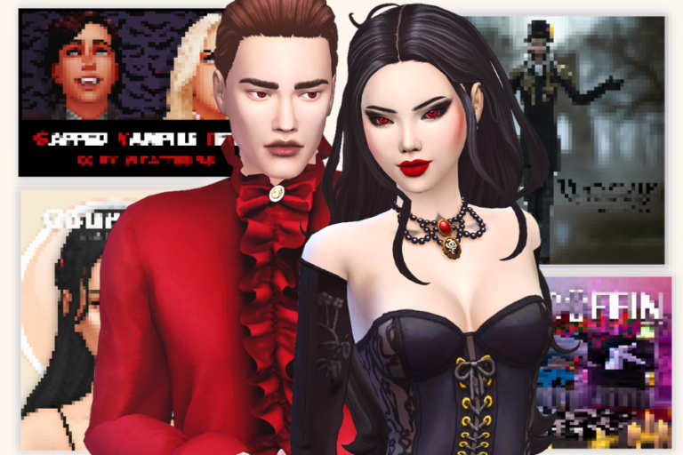 40+ Must-Have Sims 4 Vampire CC for the Best Looking Vampires