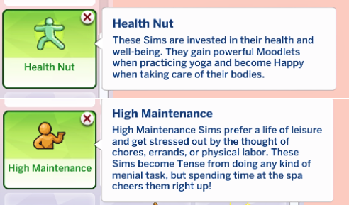 sims 4 traits pack
