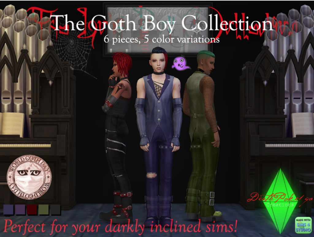 Goth Boy Set