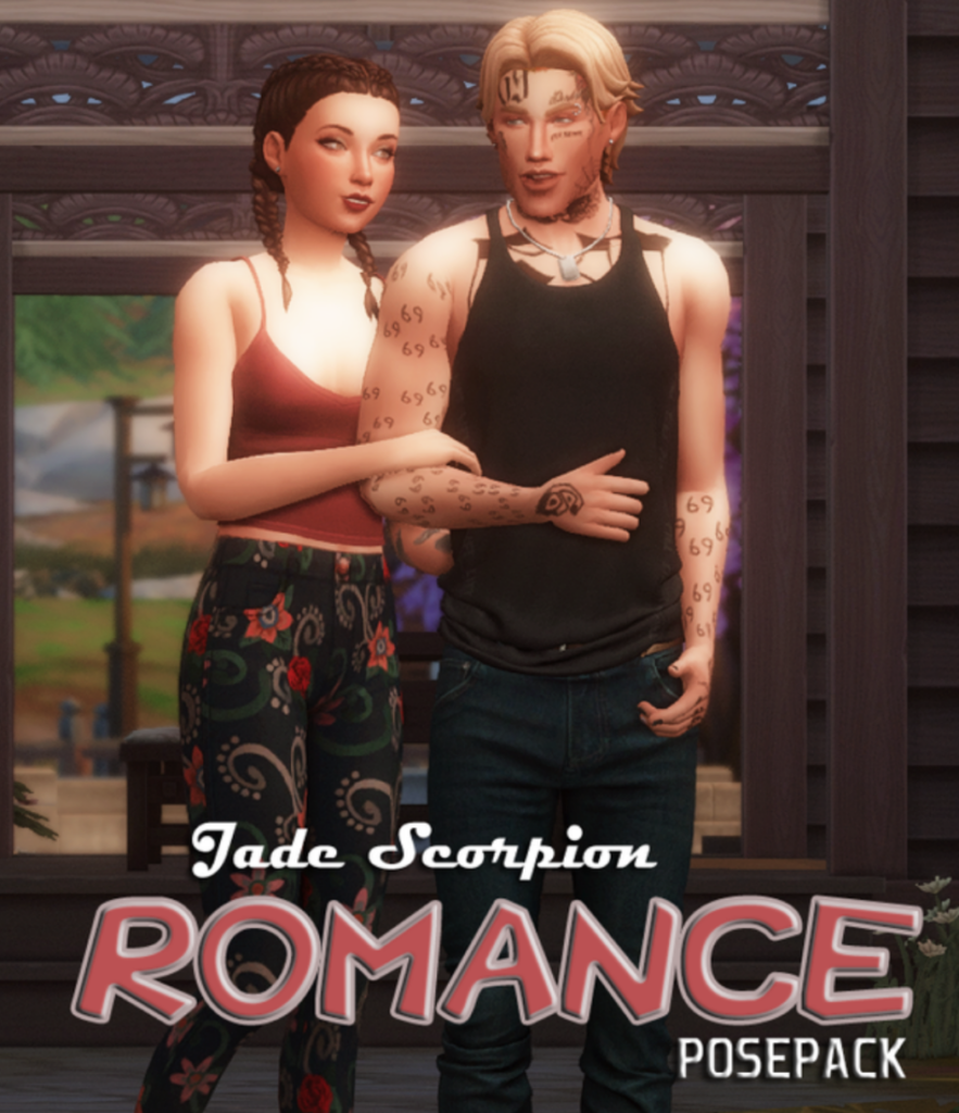 Romance Pose Pack sims 4 romance mods