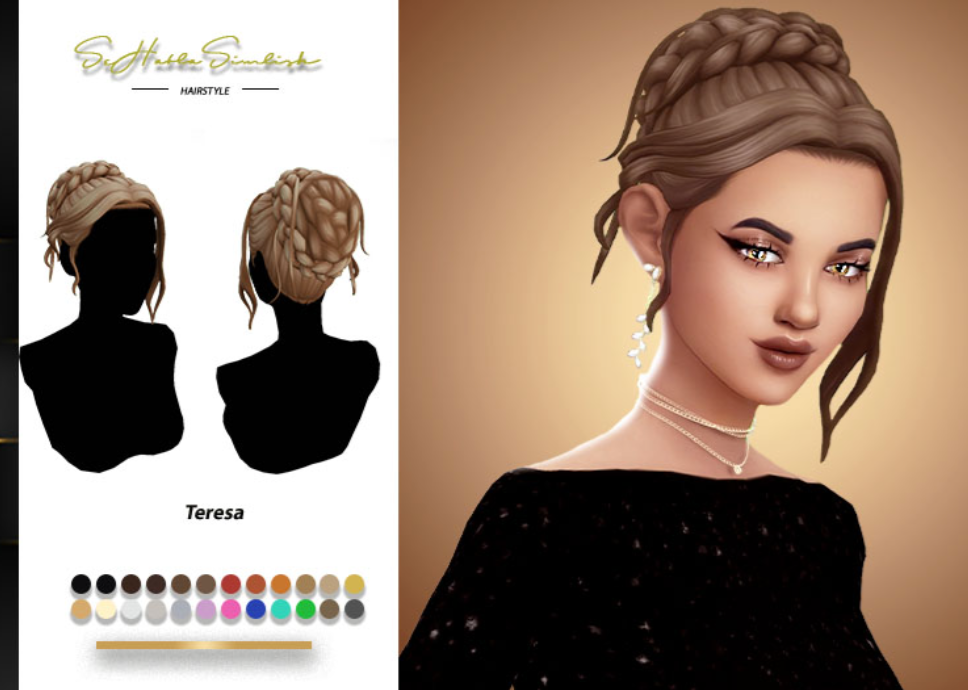 Teresa Hairstyle by sehablasimlish