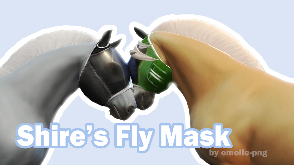 shire's fly mask