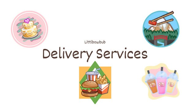 Delivering food in a fast food box with burger and fries, representing delivery service.