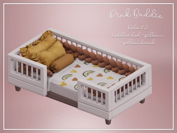 Boho Toddler Bed