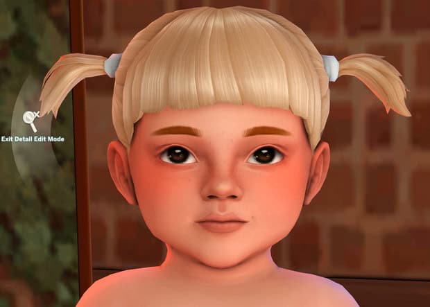 Blonde female avatar with styled pigtails for customized gaming or avatar creation on Must Have Mods platform.