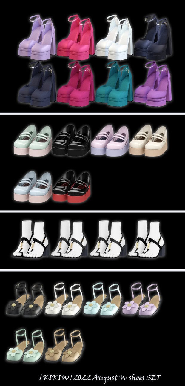 2022 August W Shoes Set