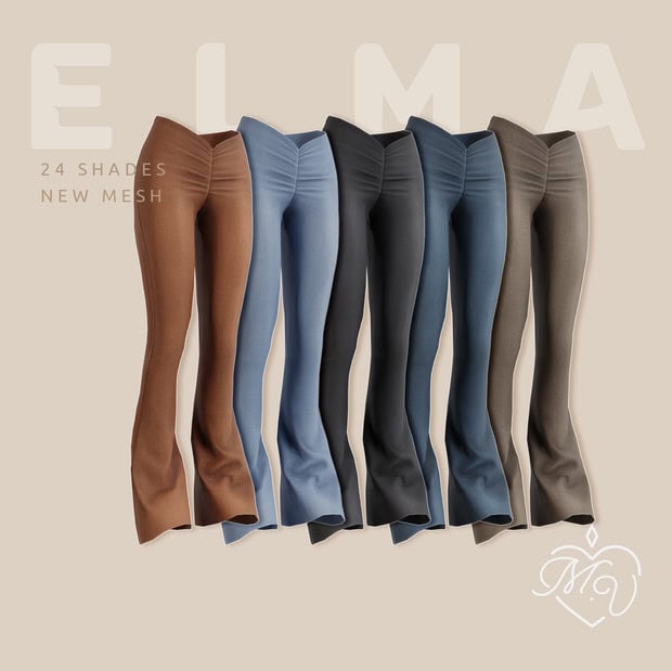 Brown, blue, black, and gray seamless leggings with 24 shades and new mesh design from Must Have Mods for stylish, comfortable women's activewear and fashion essentials.