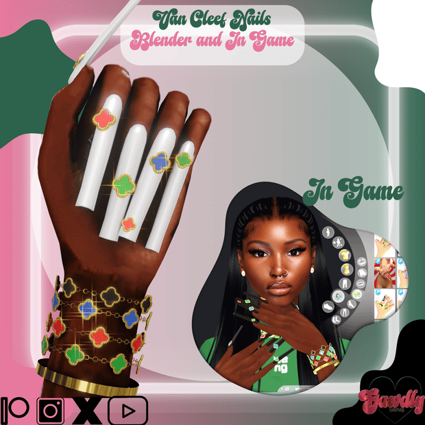 Cloud nail art stickers for phone and digital devices, colorful cloud design for creative phone customization, popular Must Have Mods accessories for digital decor and nail art.