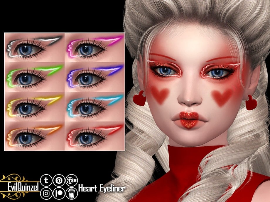 Heart Eyeliner