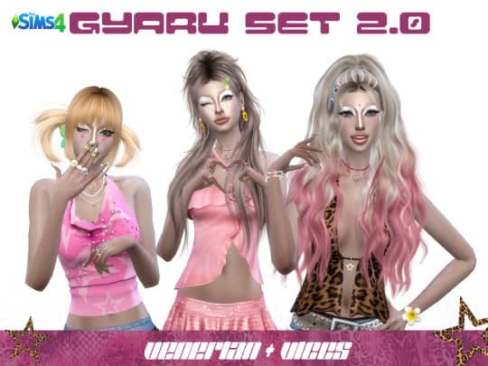 Pink-haired, fashionable female Sims characters showcasing Must Have Mods for The Sims 4, emphasizing custom content and visual enhancements.