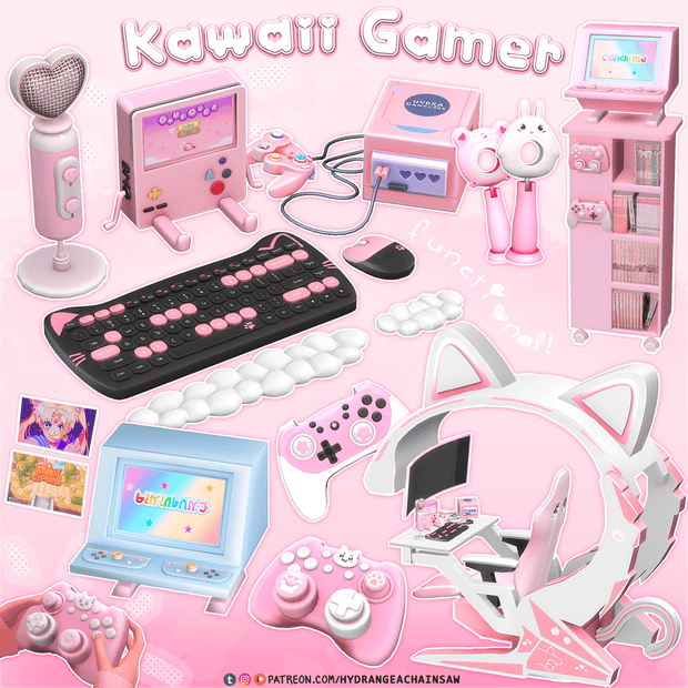 Pink Gaming Setup Ideas
