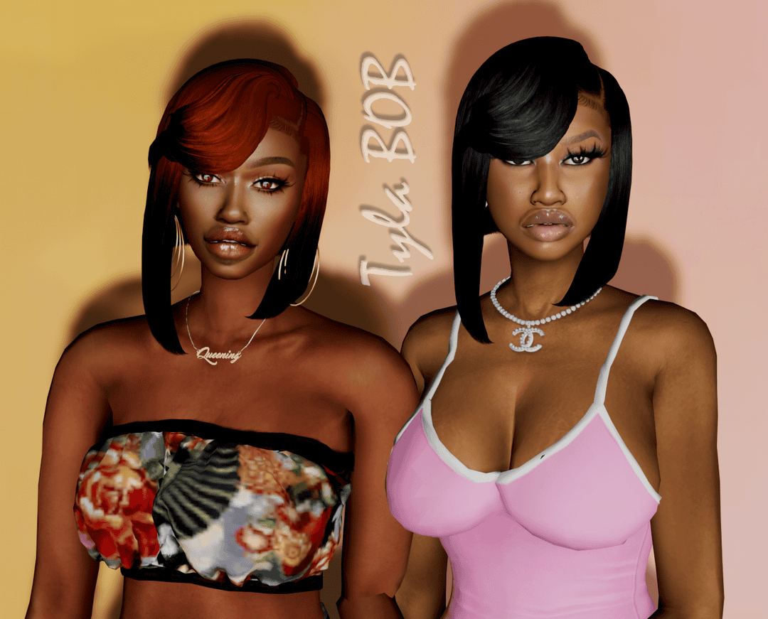 Sleek black bob hairstyles for women, trendy women's haircuts, modern hair fashion.